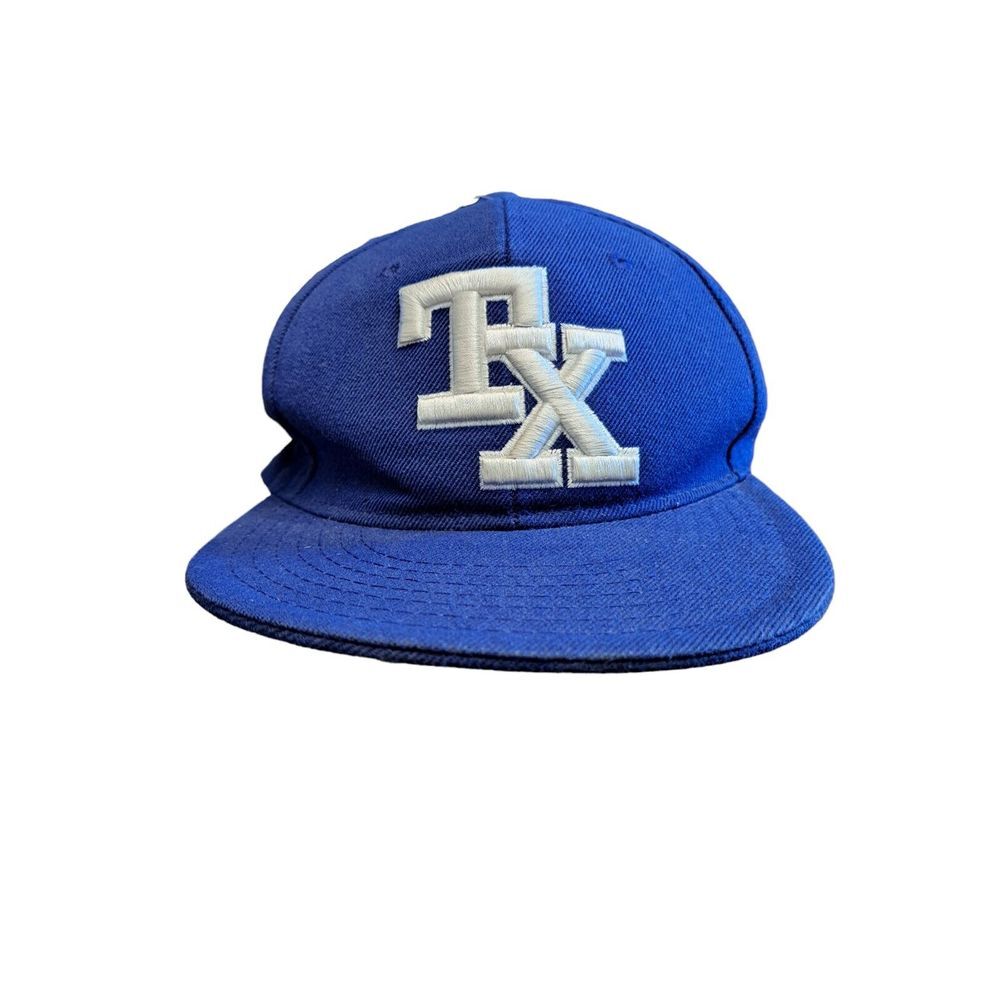 Pit Bull Hat Mens Medium Embroidered TX Logo‎ Blue